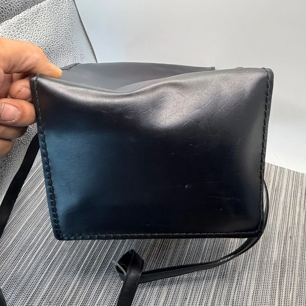 Diamond Vintage Camera Bag Black Faux Leather Case for Polaroid Land Camera